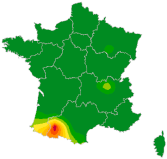 Carte Varicelle
